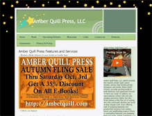 Tablet Screenshot of amberquill.com